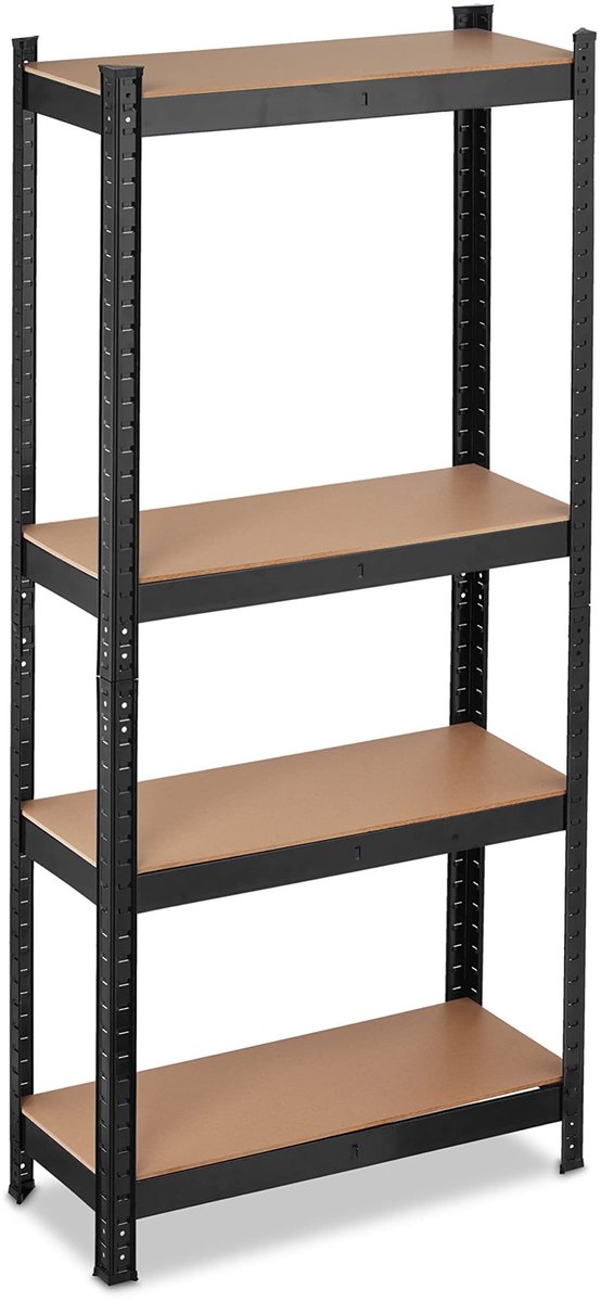 Elzusha - Multifunctionele Stellingkast van Metaal met 4 Planken