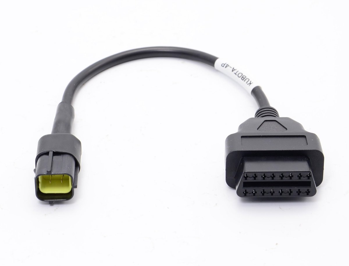 Elzusha - OBD2 Diagnostische Kabel Adapter 4 Pin naar 16 Pin