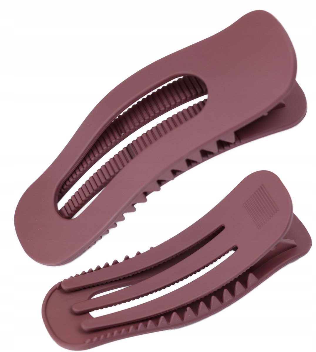 Grote Ronde Haarclip Klem - Matte Plastic