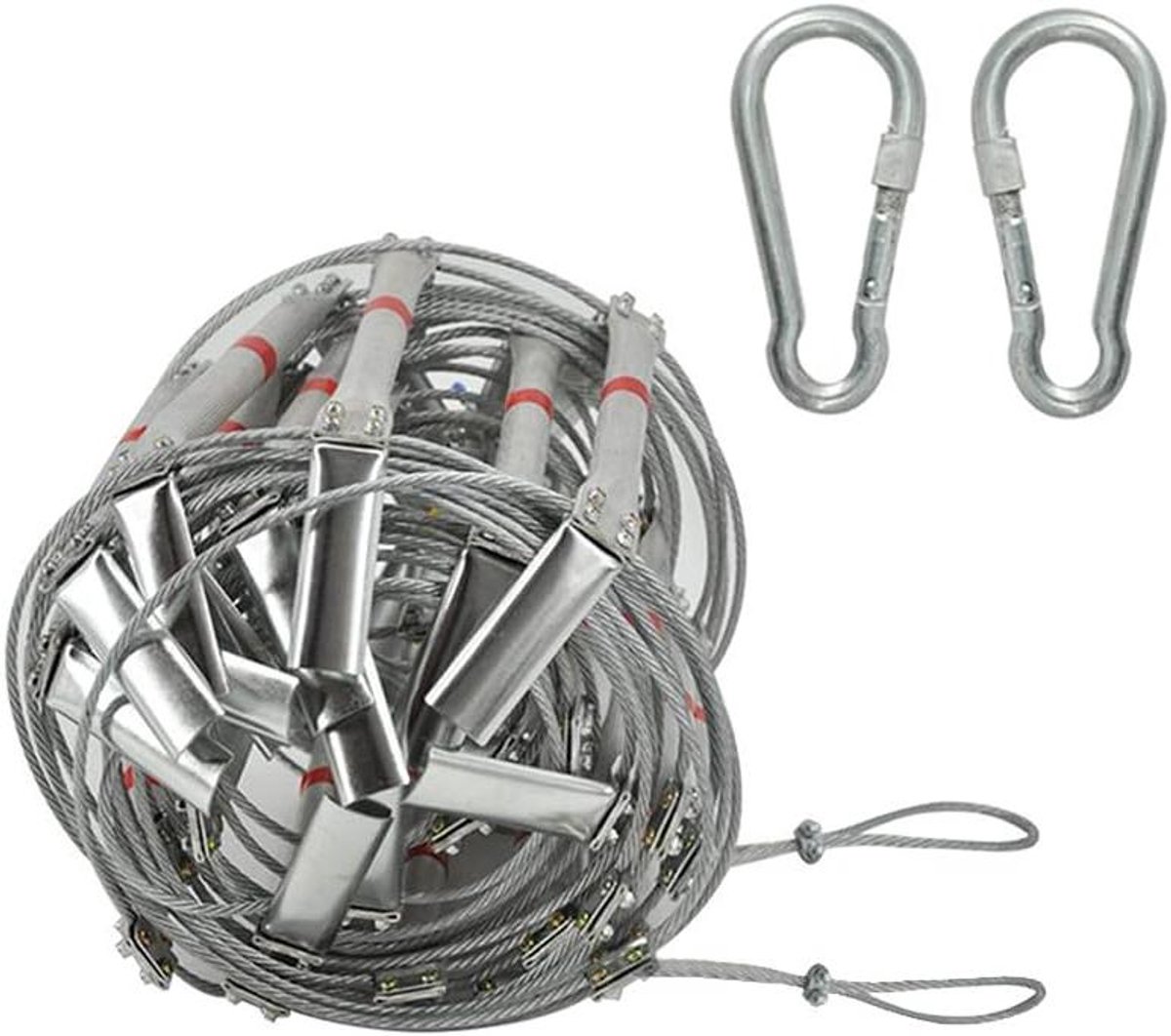 Vluchtladder - Reddingsladder - Noodsituaties - Antislip Zacht Ontwerp - 300 kg Draagvermogen - Aluminium