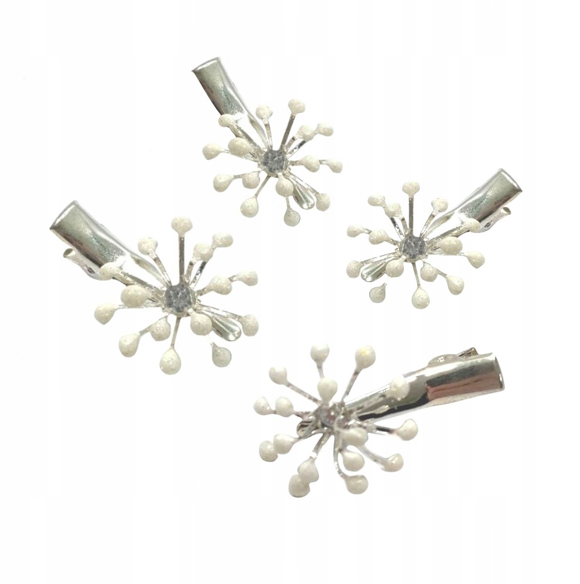 4x Merkloze Krokodillenklemmen Haarclips - Decoratieve Speldjes