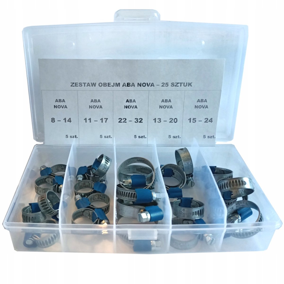 Slangklemmenset 9mm Bandbreedte - 25 stuks