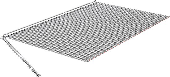 Getrokken Eg 1525x914 mm, Weide-Eg en Akker-Eg van Gegalvaniseerd Staal met Sleepketting, Geschikt voor ATV's, UTV's en Tractoren voor het Egaliseren van Grindwegen, Paden en Velden — afbeelding 2
