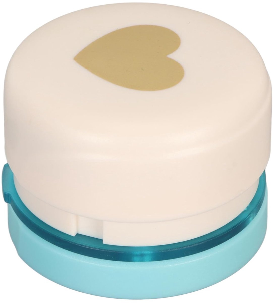 Ponsen voor Knutselen, Ambachtelijke Perforator, Cirkelpons met ABS en Zinklegeringsmateriaal voor Papier, Scrapbooking, Kaarten, Kunst (hart vorm)