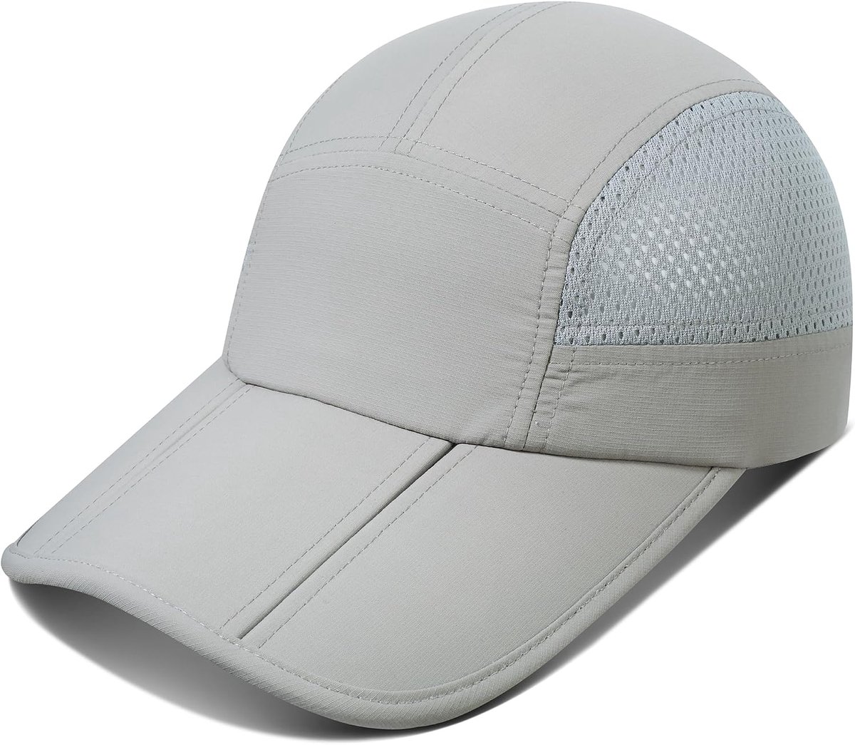 UPF 50+ Opvouwbare Baseballpet, Verlengde Klep, Waterafstotend, Geschikt voor Buitenactiviteiten