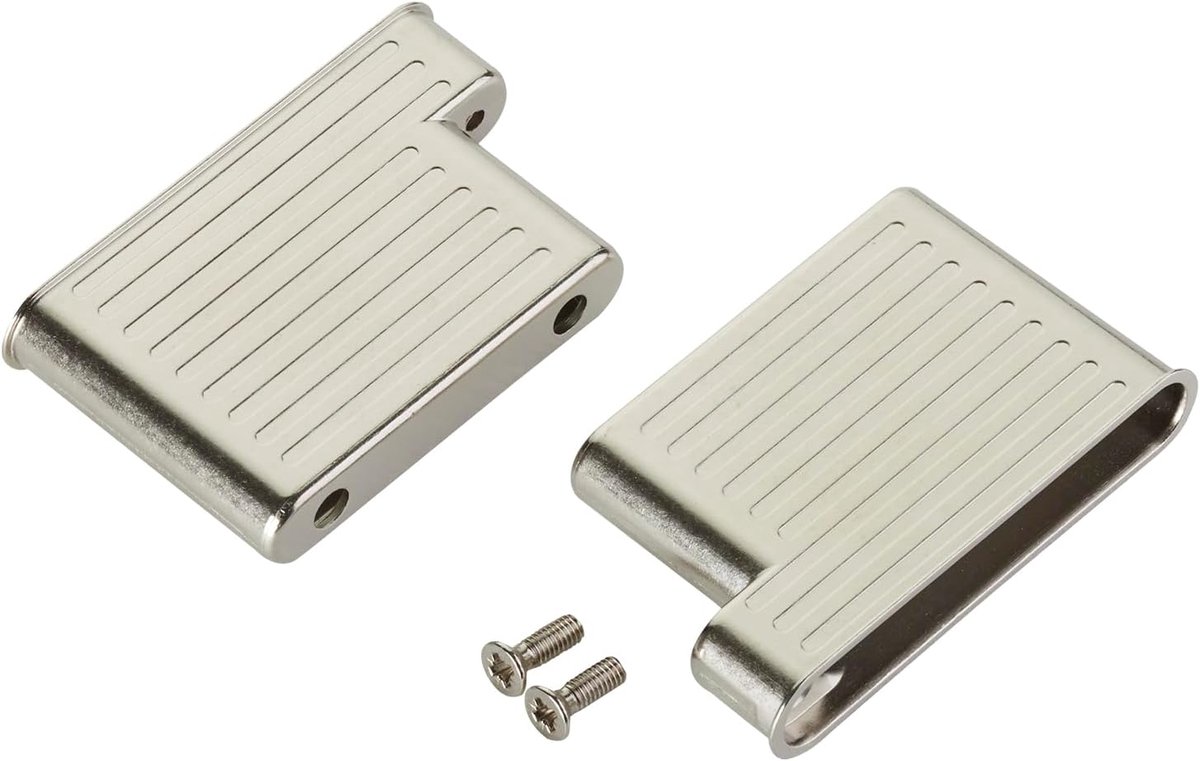 Montagepockets voor het Salice Air scharnier mat nikkel, verbergt onzuivere freesranden SOTECH