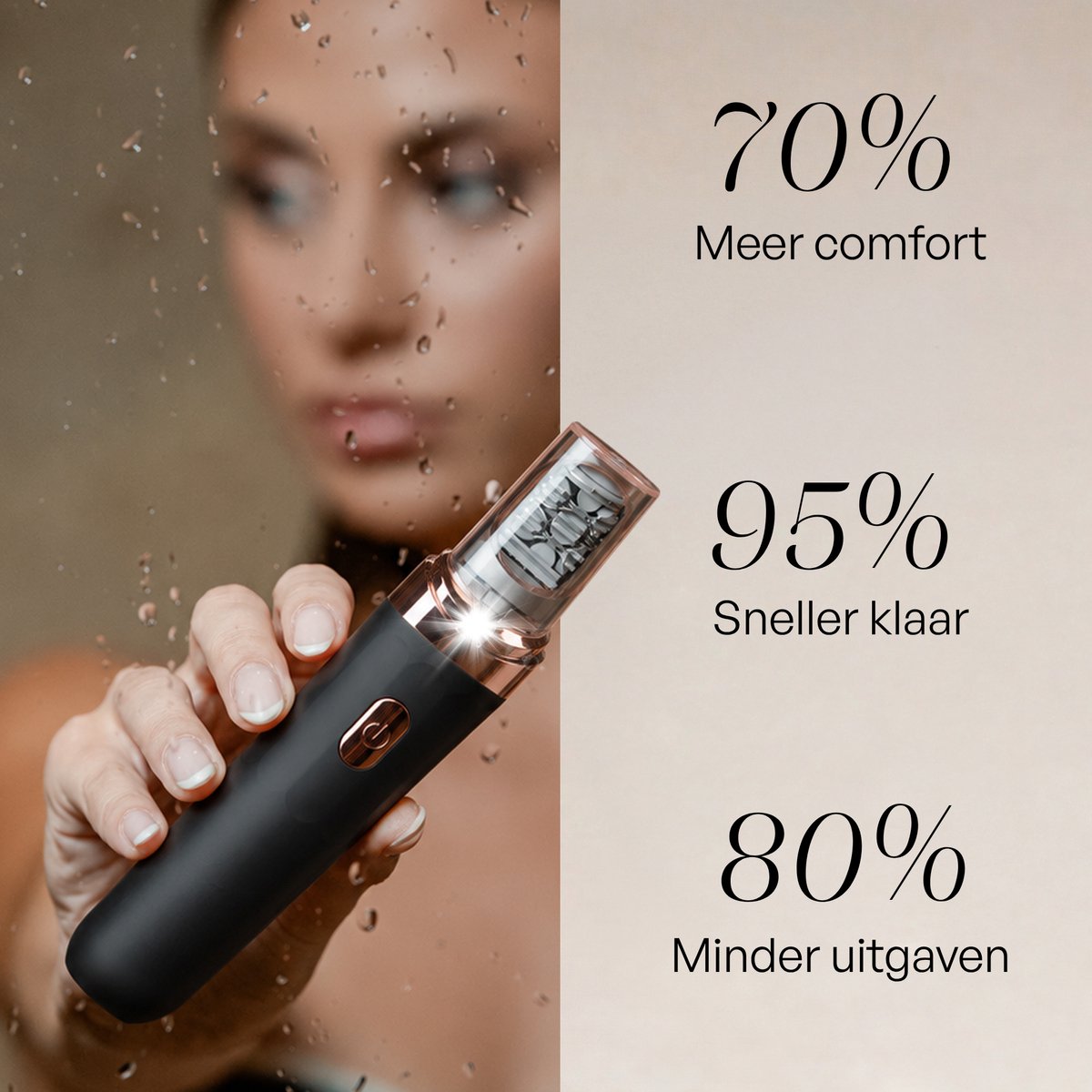 Sansbeauté 3 in 1 Epilator voor Vrouwen PocketPRO met Travel Bag - Epileerapparaat Dames - Epilator - Gezichtsepilator Vrouw - Gezichtsontharing Dames - Epilator Gezicht - Epilator Dames - Gezichtsepilator dames - Oplaadbaar - Zwart thumbnail 4