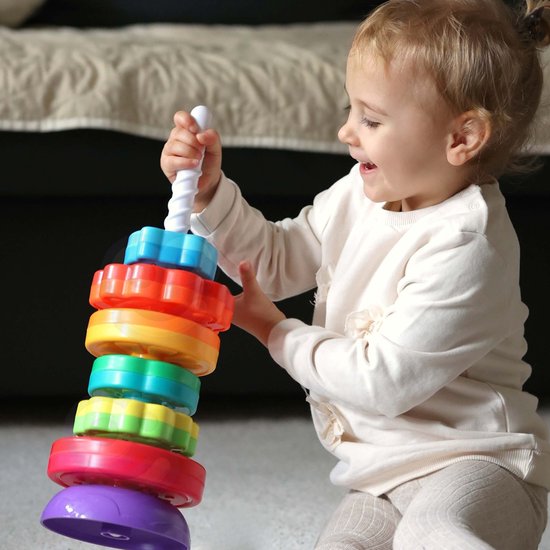 Woopie Baby Educatieve Piramide Gedraaide Dierentoren — afbeelding 5