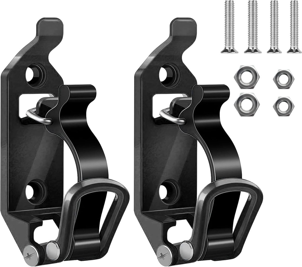dakdrager, 2 stuks schephouder met moeren en schroeven, spansluiting, schephouder voor dakdragers, accessoires, wandmontagehouders voor auto en boot