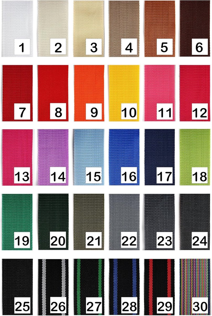 Gurtband van polypropyleen 50mm breed, 4 meter lang, kleur: 12 - Frambozenrood | Basisprijs per meter = € 1,75