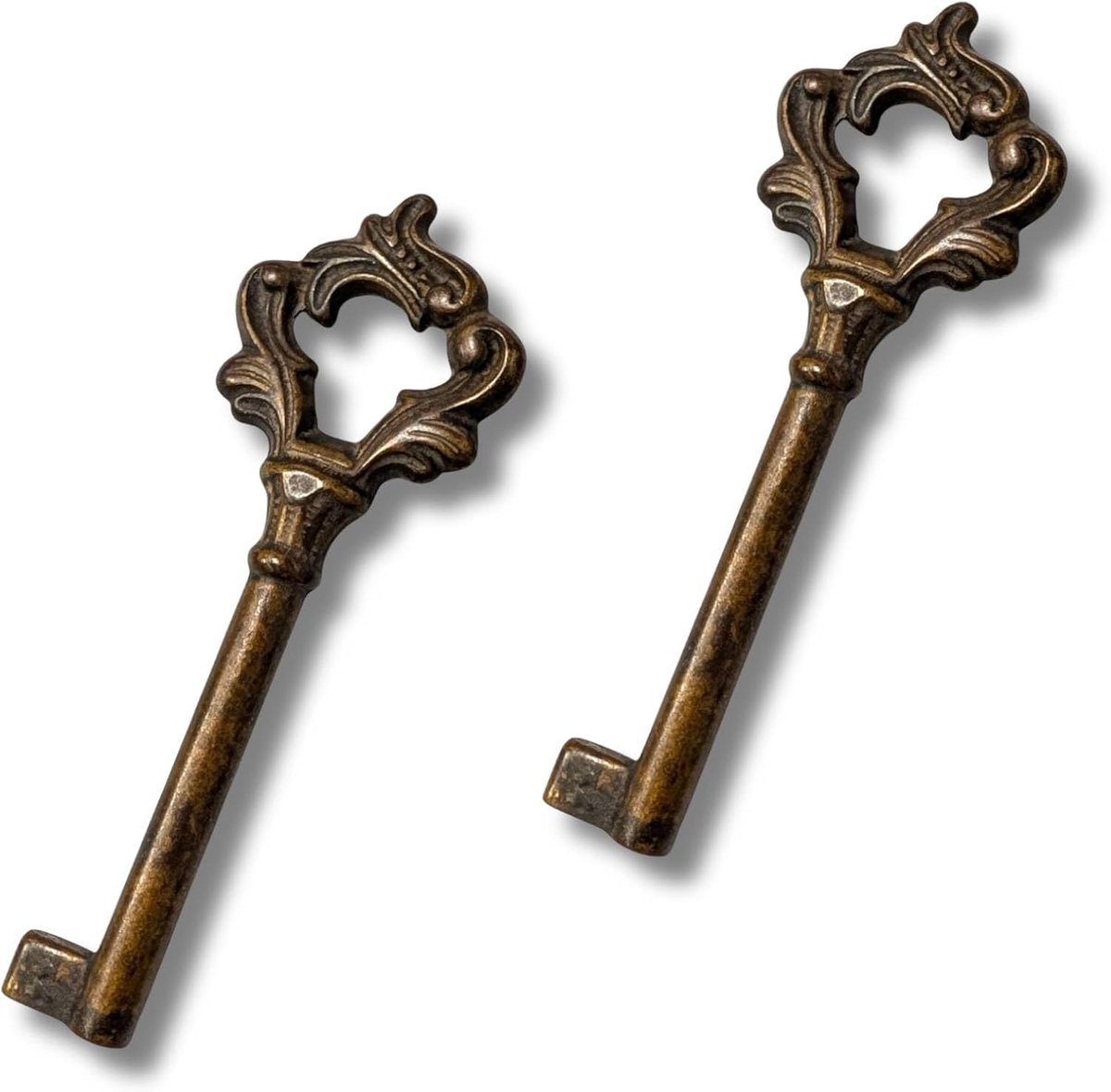 Sleutel Voor Meubilair In Armen, Kunst En Moderne Klassieke Antieke Kasten Universele Sleutel Stijl Voor Messing Kastslot Antieke Kaartsleutel Lade (BS0317, Antiek Messing)