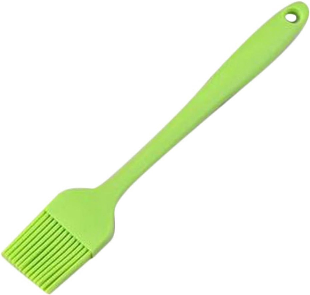 siliconen kwast, 26 cm, voor barbecue, bakken, keuken, picknick, levensmiddelen, accessoires, silicagel, groen
