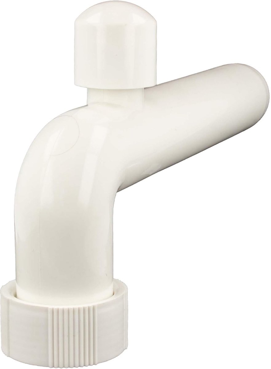 tecuro Uitlaatbocht diameter 40 mm, met buisbeluchter, polypropyleen wit