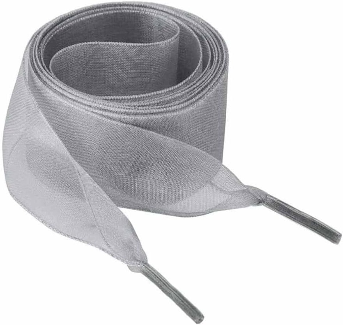2 paar chiffon veters, 4 cm brede platte veters, schoenveters van organza, zacht, transparant, platte band, vervangende veters voor gymschoenen, loopschoenen en sportschoenen