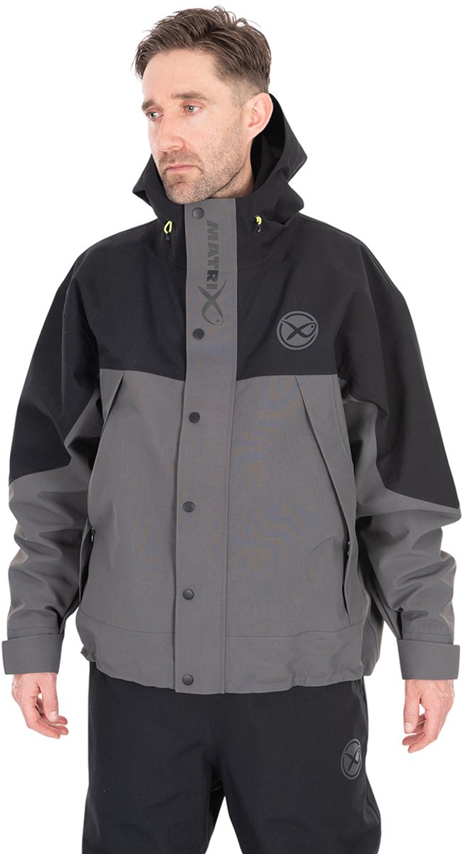 Matrix Pro-X Outer Shell Jacket – Waterdichte Wedstrijdjas - Maat : Large