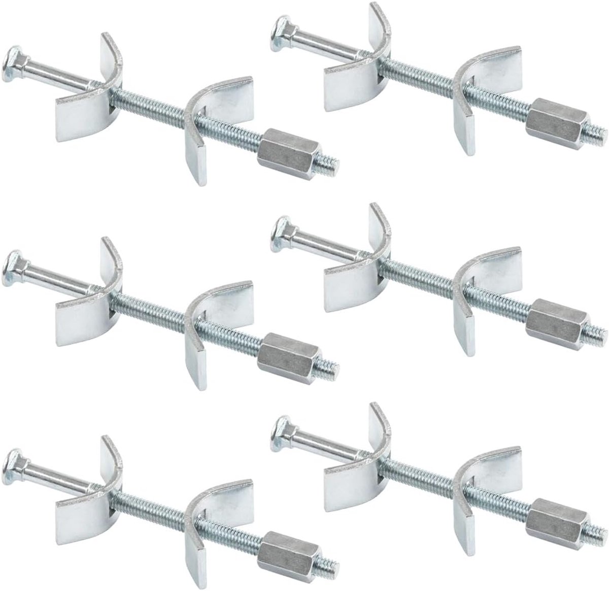 6 stuks werkbladconnectoren meubelconnectoren 100 mm set paneelconnectoren voor keukenwerkbladen barbladen