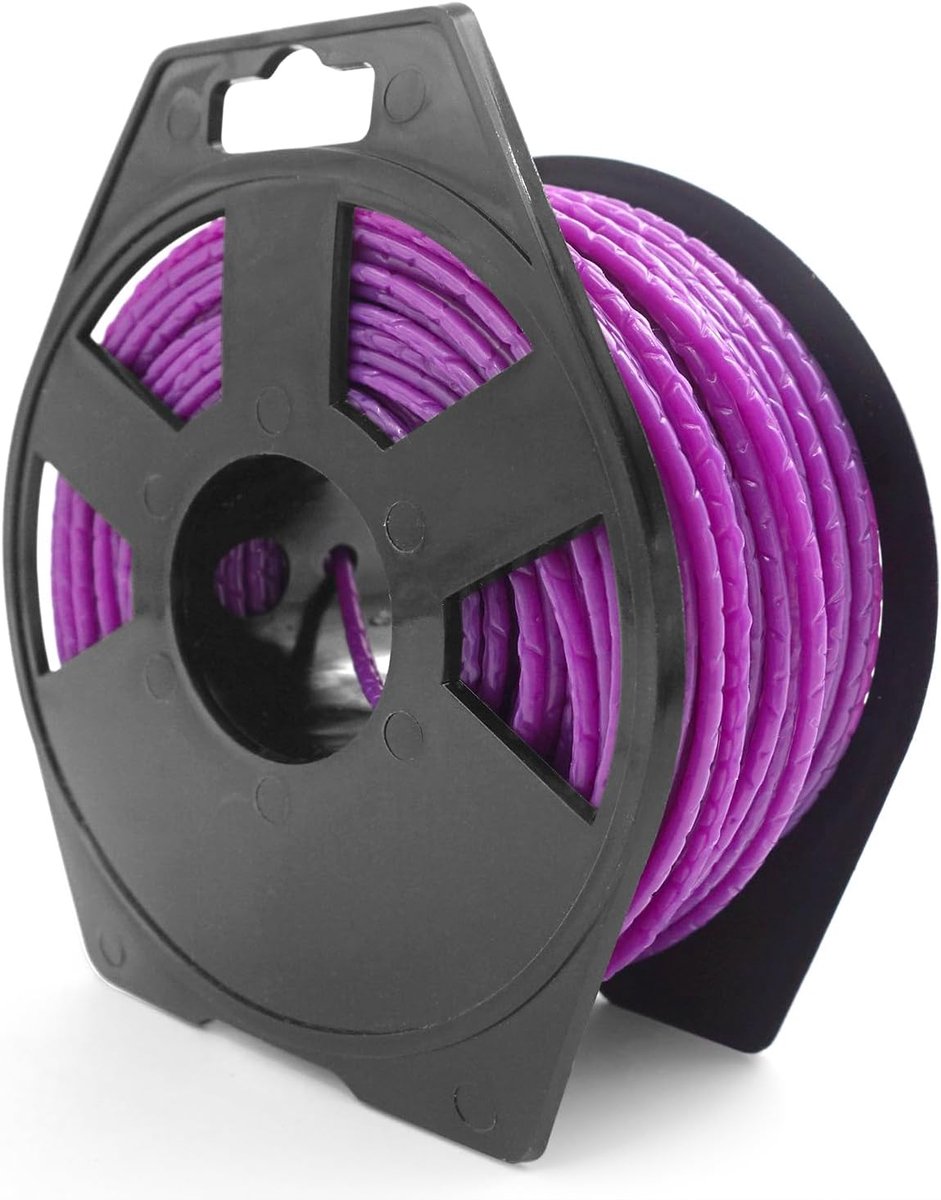 Nylon Trimmer Lijn 2.4mm 44m String Cord met Inspringing