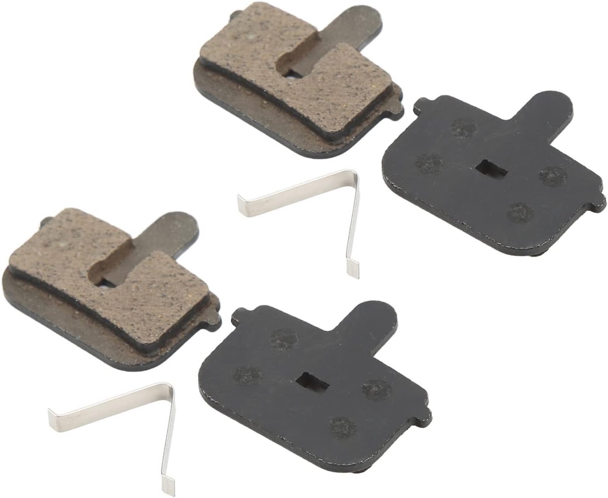schijfremblokken, 2 sets fiets remblokken vervanging hars semi meta geluidsarm fietsen upgrade onderdelen voor outdoor mountainbikes