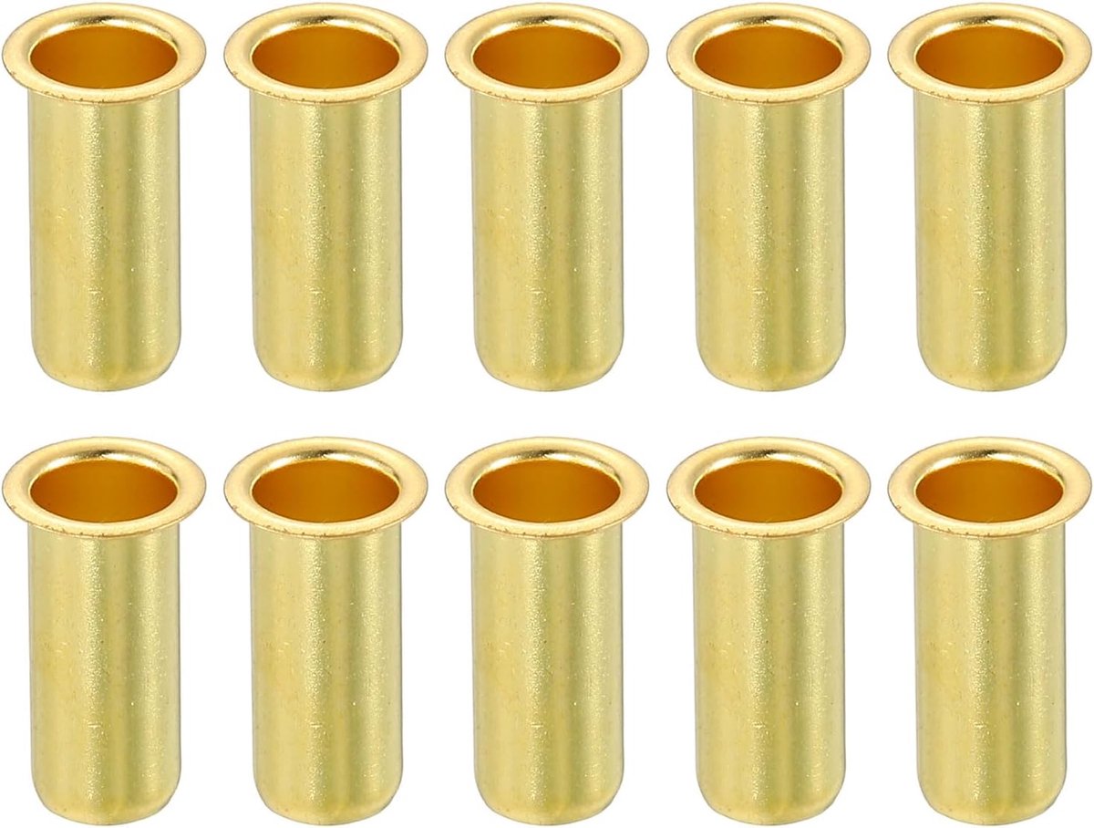 10 stuks geschikt voor slang ID 6 mm (1/4") fitting compressie-inzetstuk drukhuls koppeling ring voor water olie lucht slang
