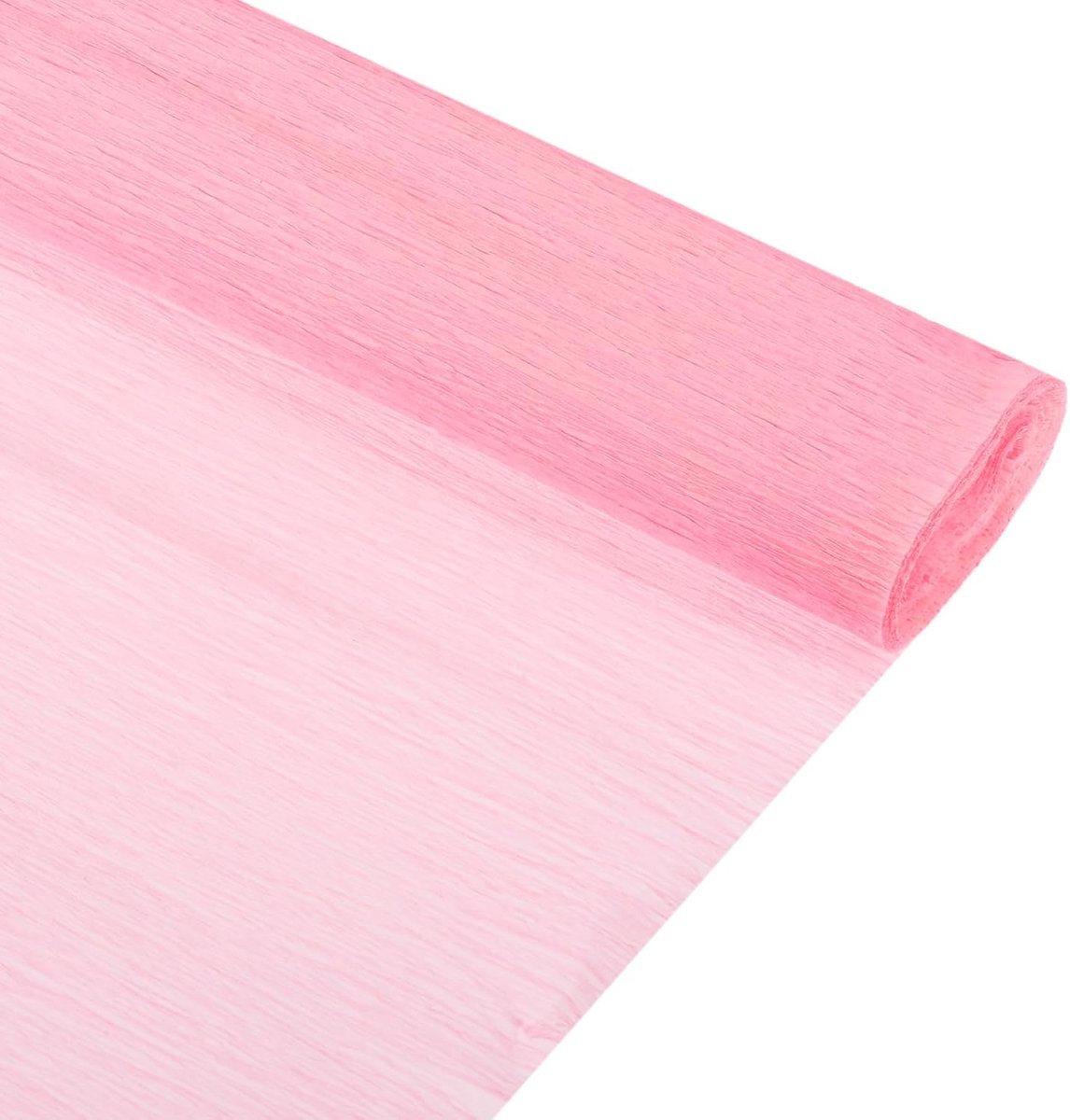 Rol crêpe-papier, 2 stuks, 2 meter lang, 25 cm breed voor huwelijksceremonie, verschillende grote festivals decoratie, donkerroze