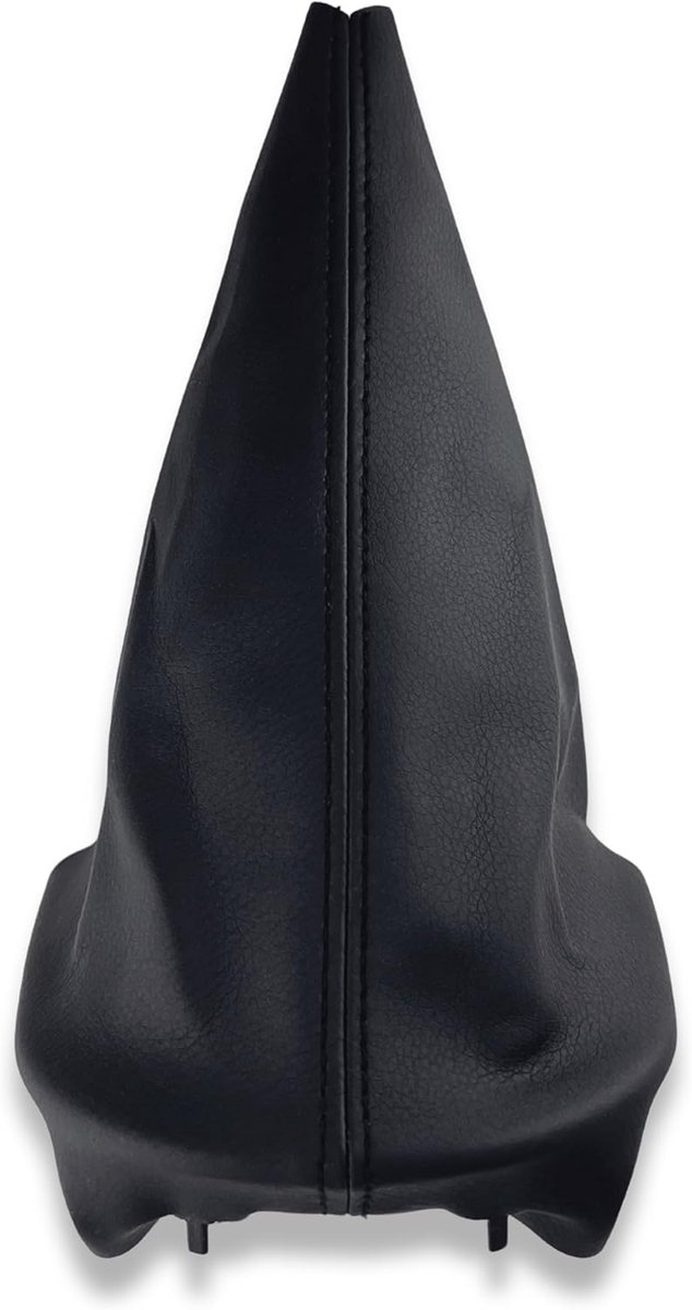 1neiSmartech Schakelhendelmanchet met houder compatibel met Peugeot 207 307 308 607 608, met zwarte naden, alleen kap en klem, geen buitenframe