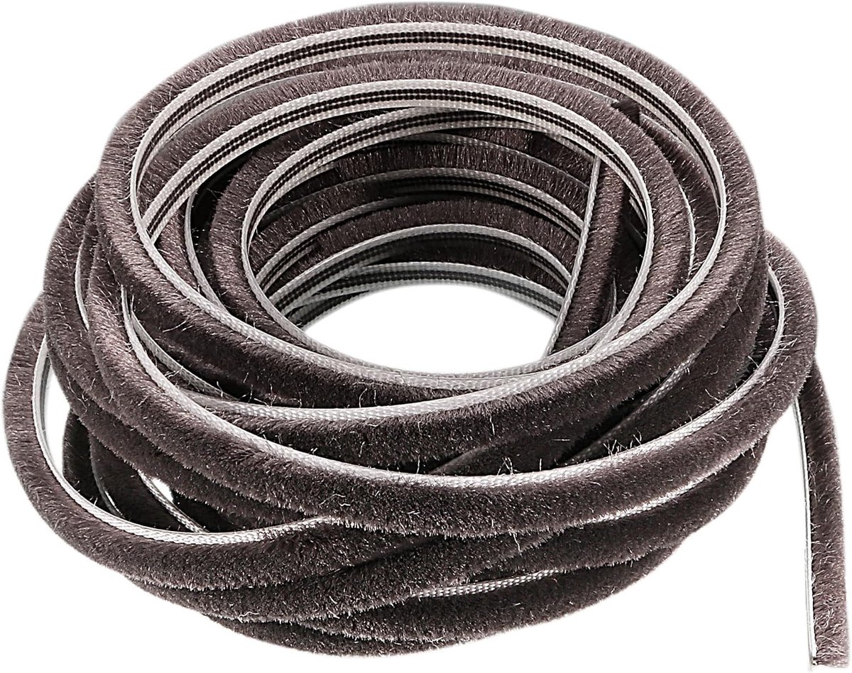 sourcing map venster deur afdichtingsstrips borstelafdichting strepen 5 mm x 6 mm x 18 voet DE