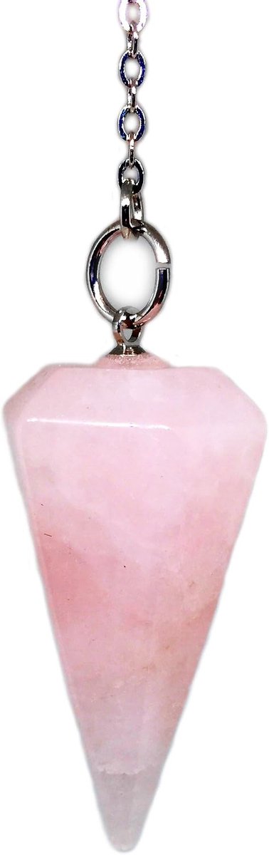 gemaakt van natuurlijke edelsteen kristallen voor wichelroedelroede waarzeggerij Chakra Reiki. Gericht met ketting en sieradenzakje