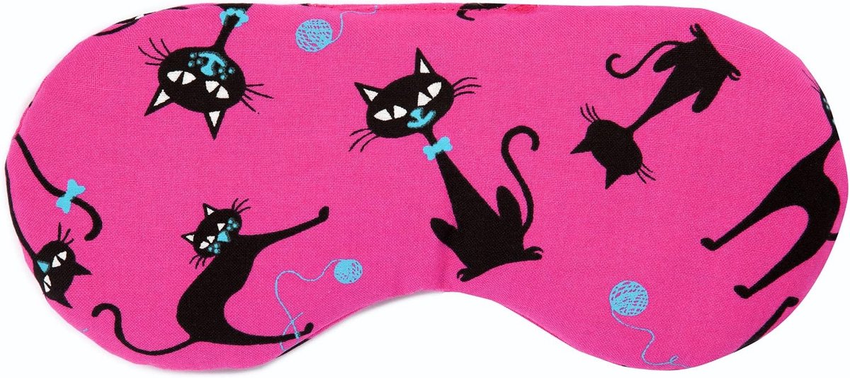 lavendel & lijnzaad, voor ontspanning, koelen, verwarmen of voor yoga - kleur: kattenroze