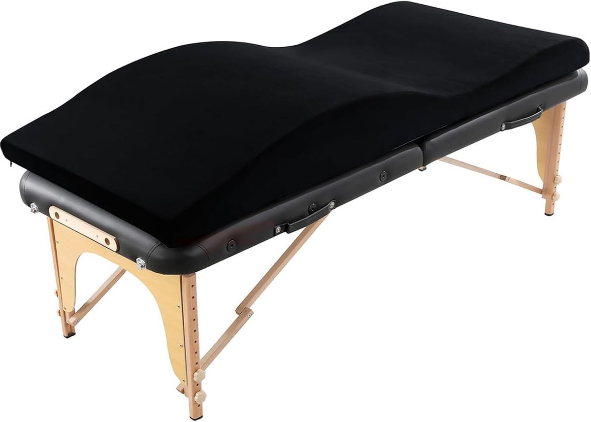 wimperbed, golfmatras, ergonomisch, 180x60 cm, schuim met hoge dichtheid, voor cosmetica-ligstoel, spa-massage, schoonheidssalon
