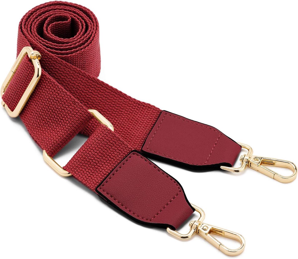 schoudertasriem, verstelbare vervangende tasriem met metalen draaihaak, zachte canvas tasriem, schoudertasriem, messengertas, verwisselbare riem voor crossbody-handtas, Breit:3.5CM,1.4IN