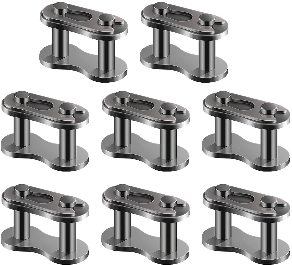 Set van 8 connectoren voor motorfiets Bike Cross Master Link vervanging cc 50, 70, 90, 110, 125, ATV Quad 4 Wheeler Made in