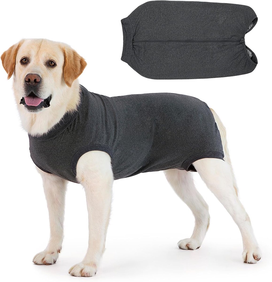 herstelpak voor teefjes, mannelijke en vrouwelijke honden, met ritssluiting aan de bovenkant, voor kleine, middelgrote en grote honden