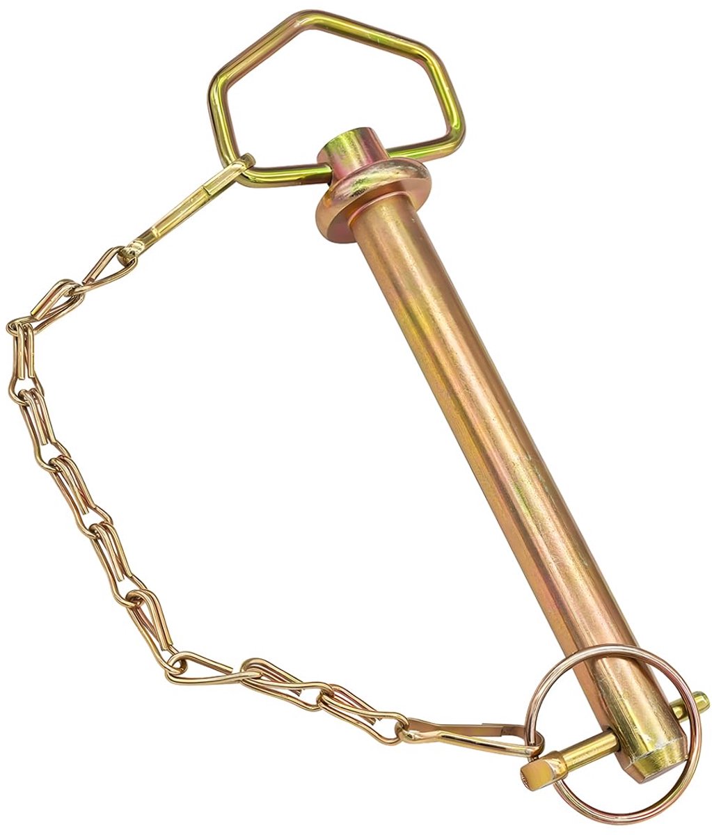 Veiligheidsbout met klapgreep, klapsplint, bouten met handgreep, ketting en handgreep, koppelingsbouten met ketting en splitpen, onderstuur, voor tractoren