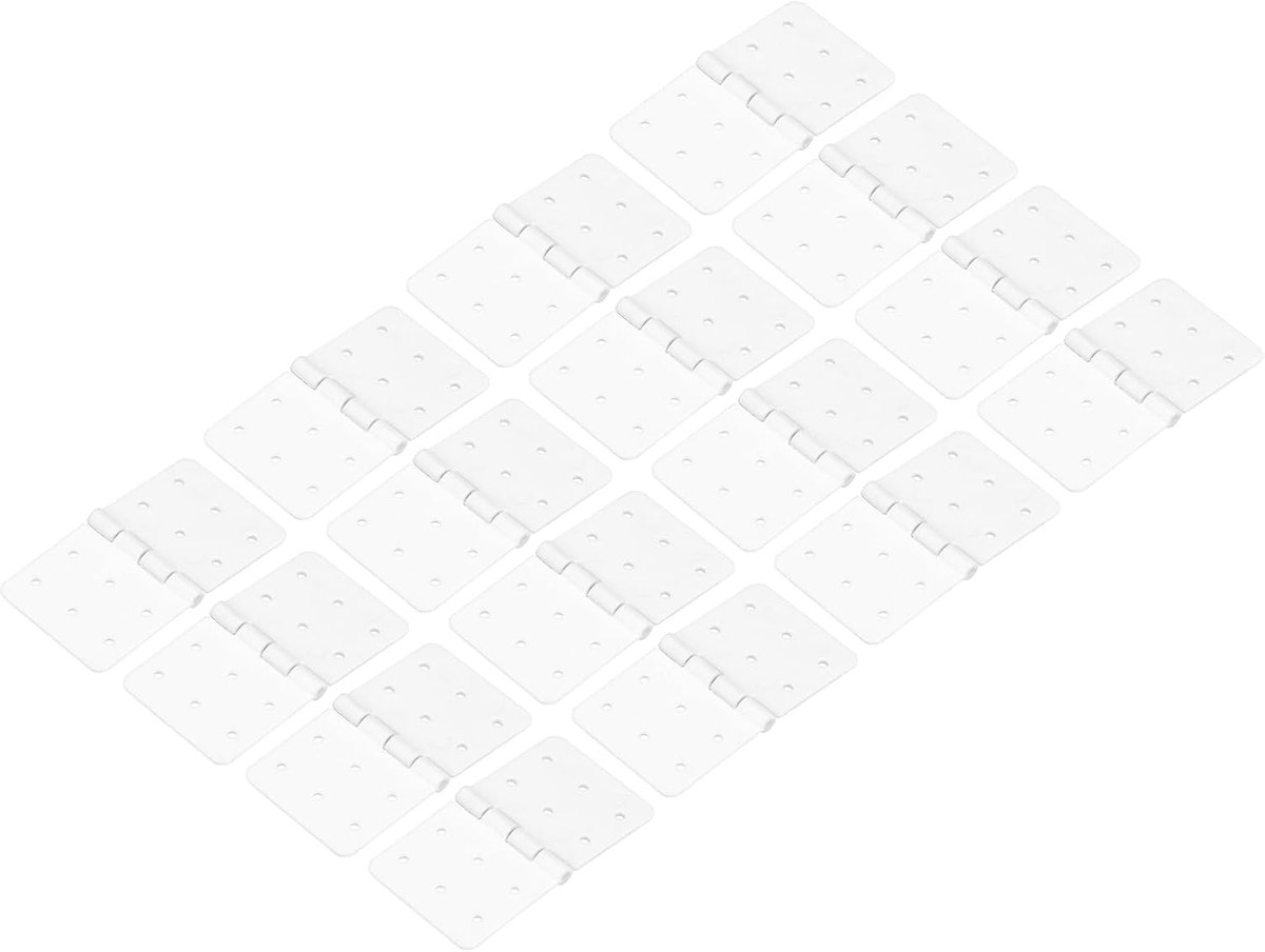 Scharnieren 3,5 x 1,7 cm verstelbaar Model Vliegtuig Afstandsbediening Vliegtuigbesturing Vleugels Vierkante Delen Plastic losse Bladeren 16 Stuks