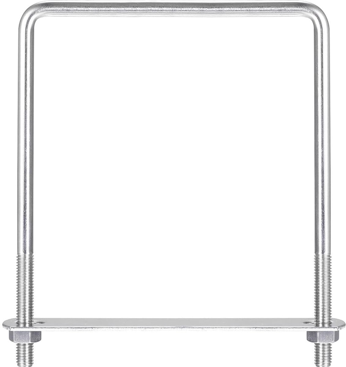 U-bouten 122 mm binnenbreedte 160 mm lengte M8 304 roestvrij staal U klemschroef met moer en plaat voor boottrailer