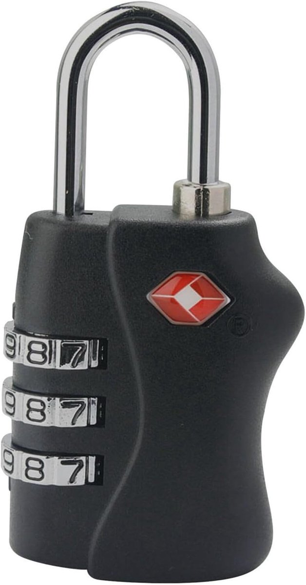 8046720 PREMIUM TSA reisslot - met 3-cijferige cijfercode - grootte: 34 mm