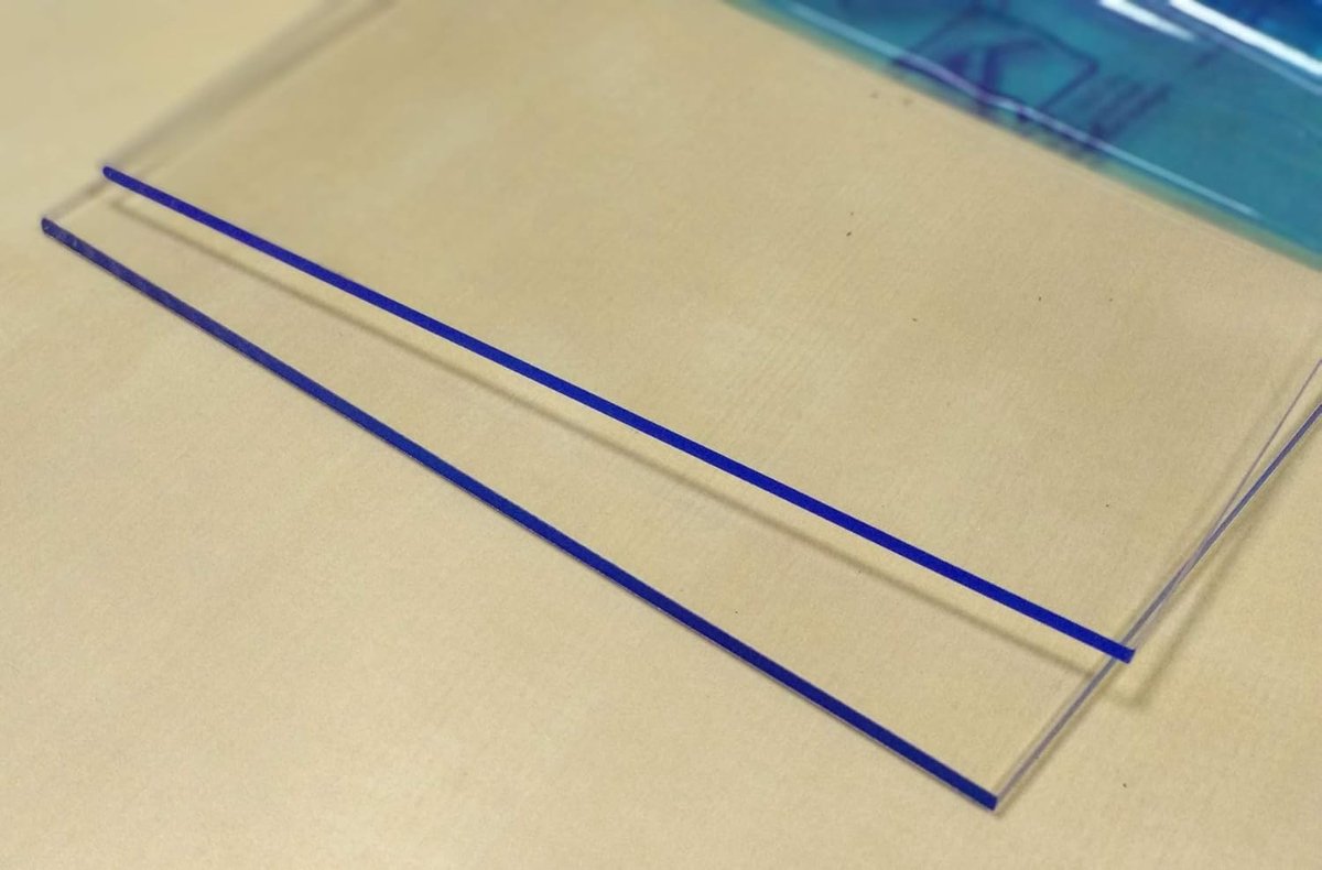 Verpakking met 5 stuks, transparant plexiglas, 3 mm, A6 (105 x 148 mm), acrylplaat, transparant, 5 stuks, A6