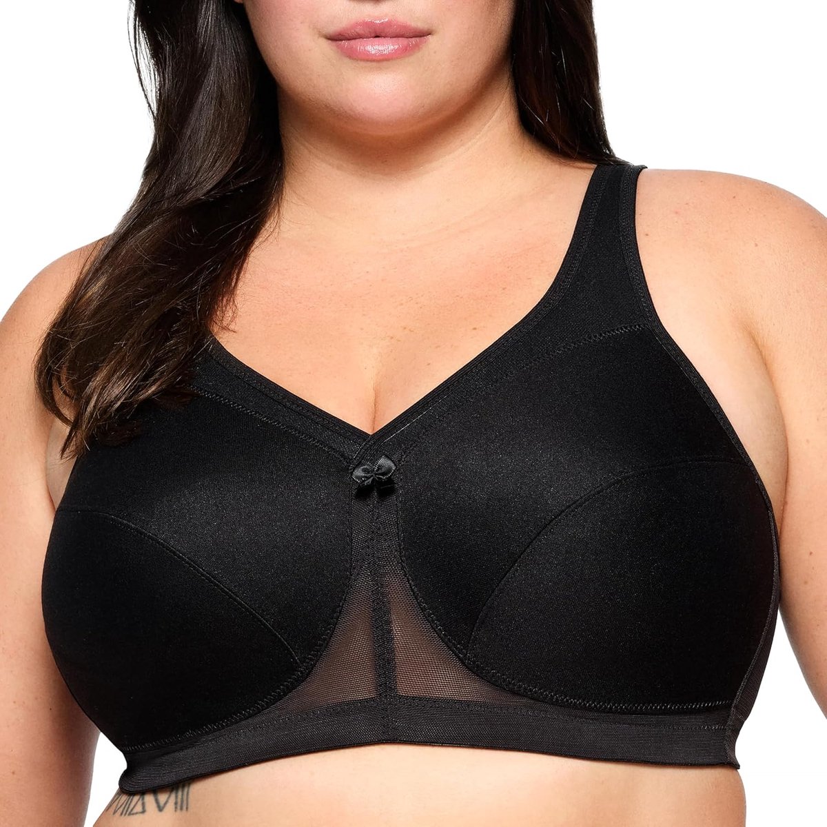 MagicLift-actieve beha voor dames, beugelloze beha, zwart, 95I