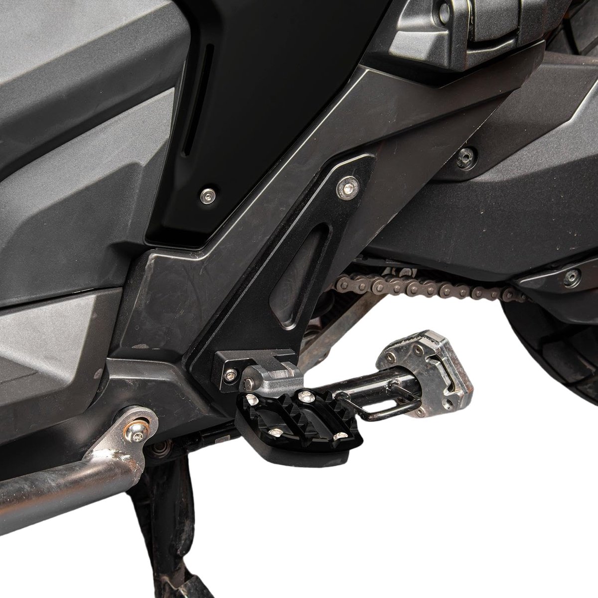 Voetsteunen geschikt voor Ho-nda X-ADV 750 2021 2022 2023 motorfiets voetsteunen voetsteunen pedalen X ADV 750 X ADV 750 accessoires (zwart)