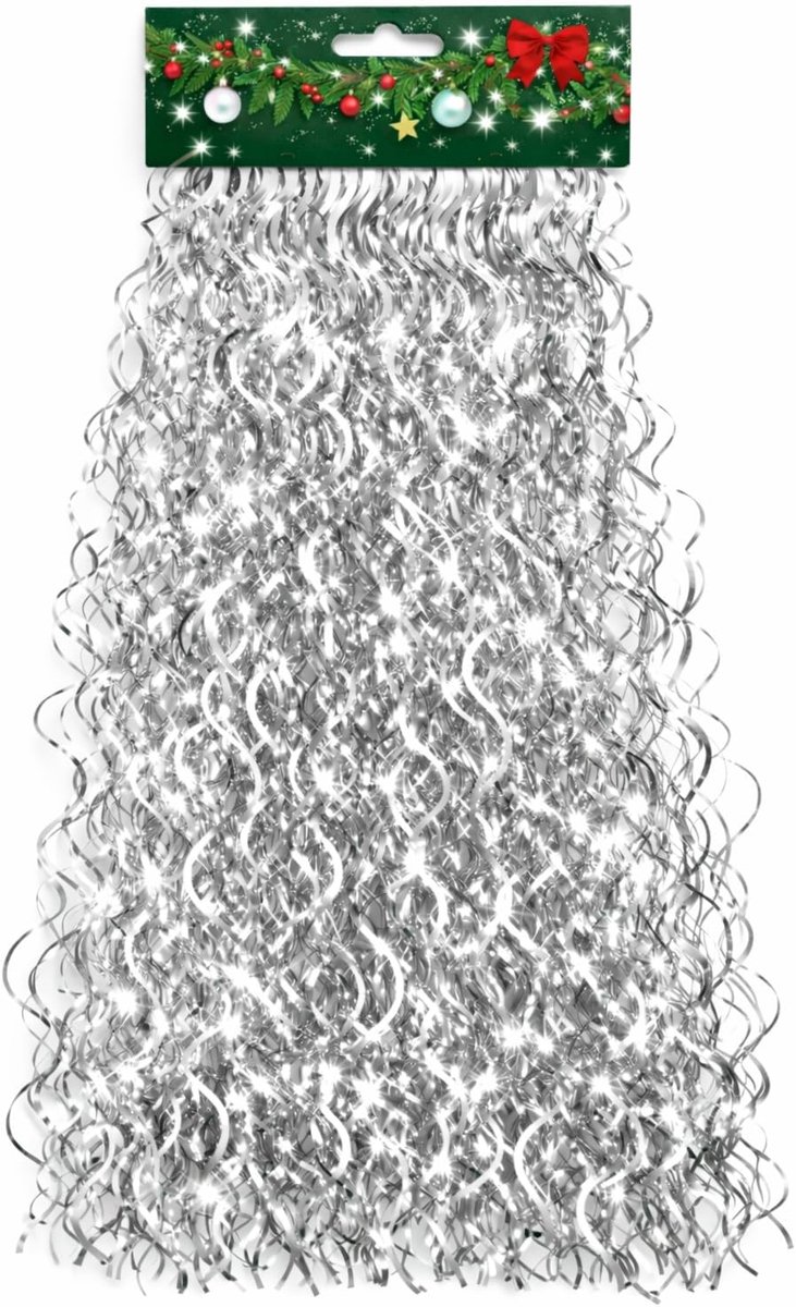 klatergoud - Stanniol Metal Technology - bedrieglijk echt - als decoratie voor Kerstmis (zilver)