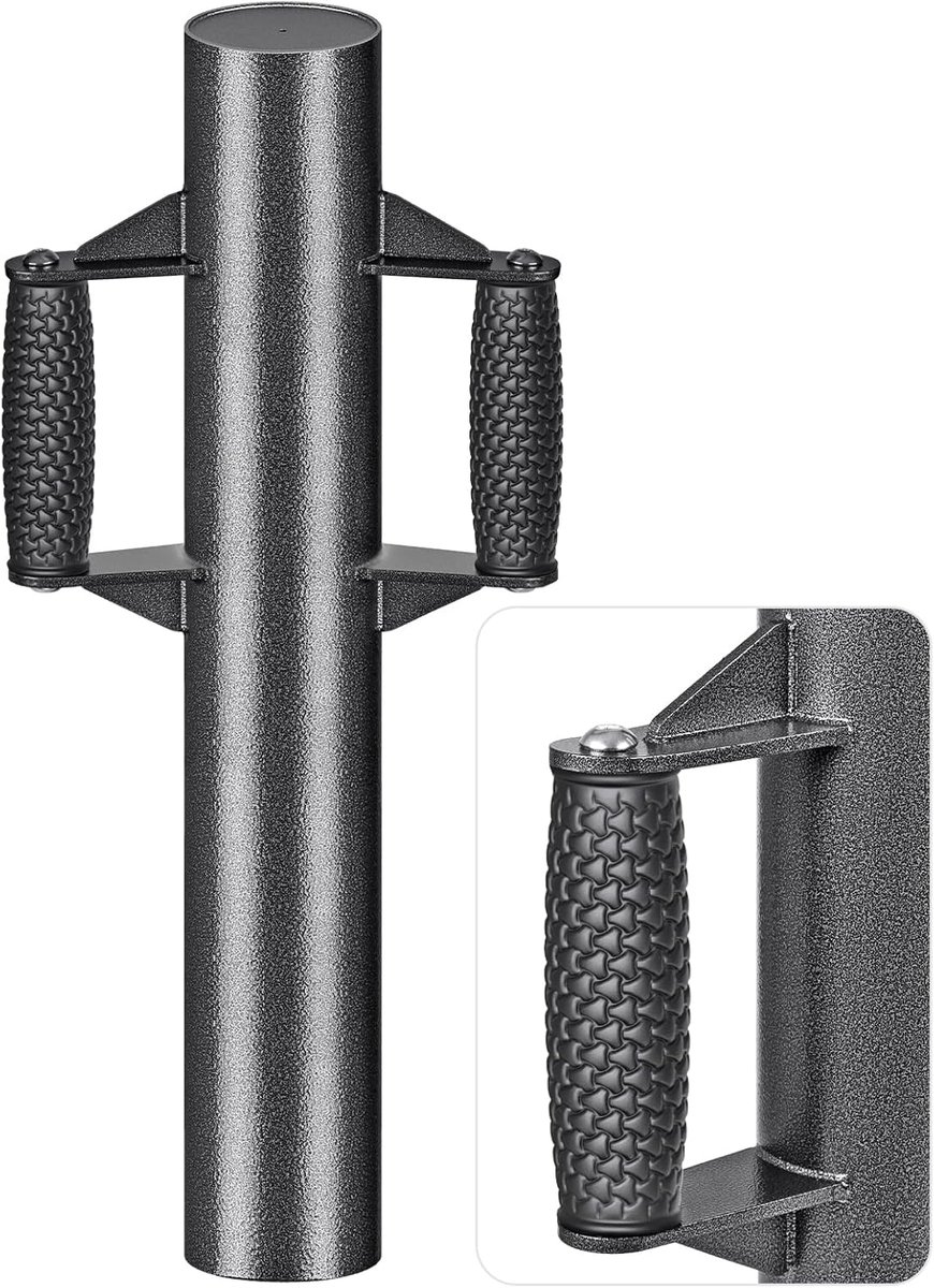 Hek Post Driver, 59 x 10,2 cm T Post Driver Tuin Schermen Rammer Pergola Post Pounder Tool Houten Post Knocker 12 lbs Boerderij Post Thumper voor U-kanaal met anti-slip ergonomische handgrepen