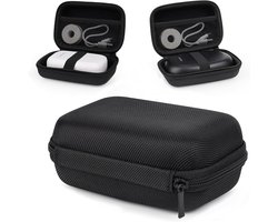 opbergtas EVA, waterdicht voor kabels en powerbank, beschermhoes voor camera 16 x 12 x 6 cm, Zwart, Klassiek