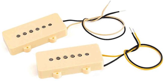 Lollar Original '58 Jazzmaster single coil pickups, hals en brug, crème (2 x)