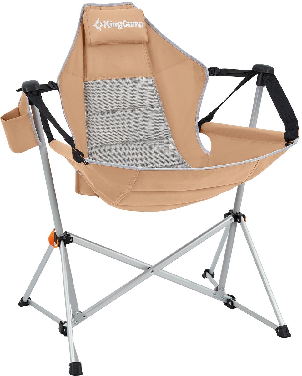 Campingstoel Orchid schommelstoel - Verstelbare campingstoel van aluminium, 120 kg