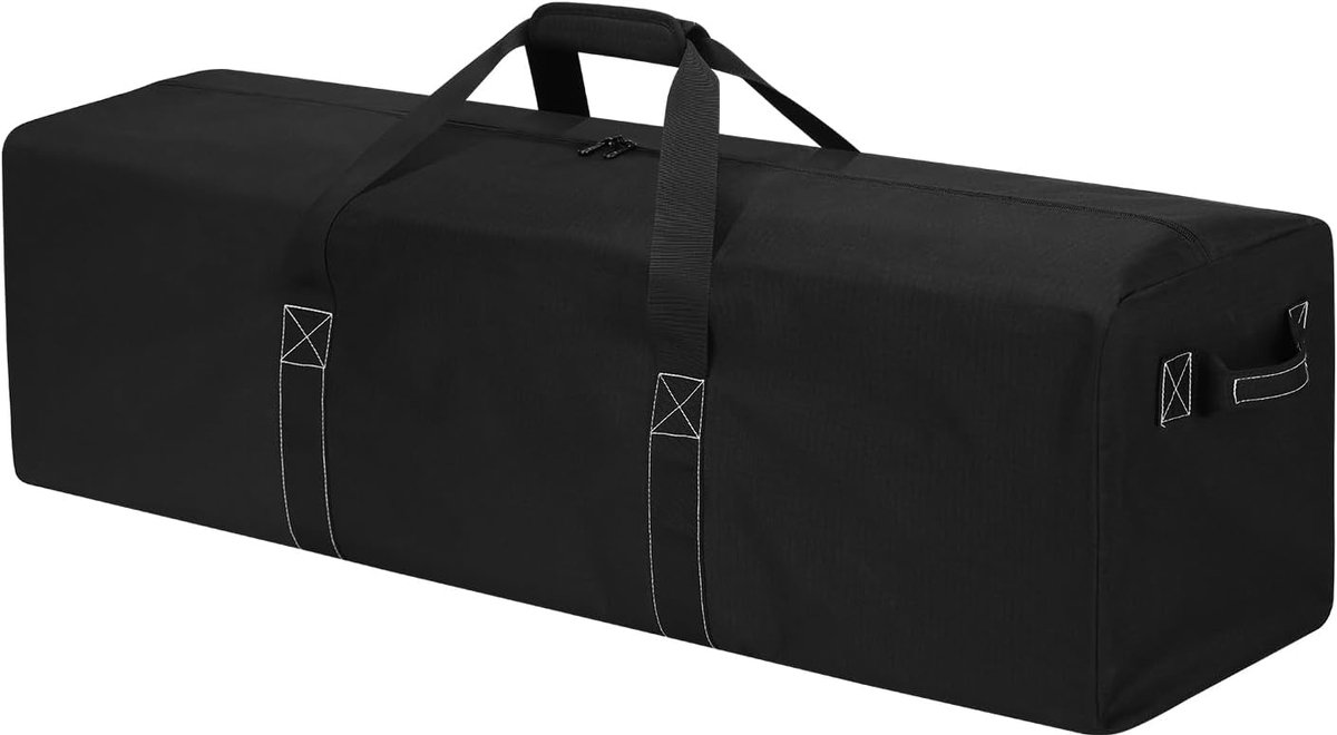 Reisduffelbag Large - Zwart - Met 2 Zijhandvatten - Ideaal voor Sport en Kamperen - SnelShoppen