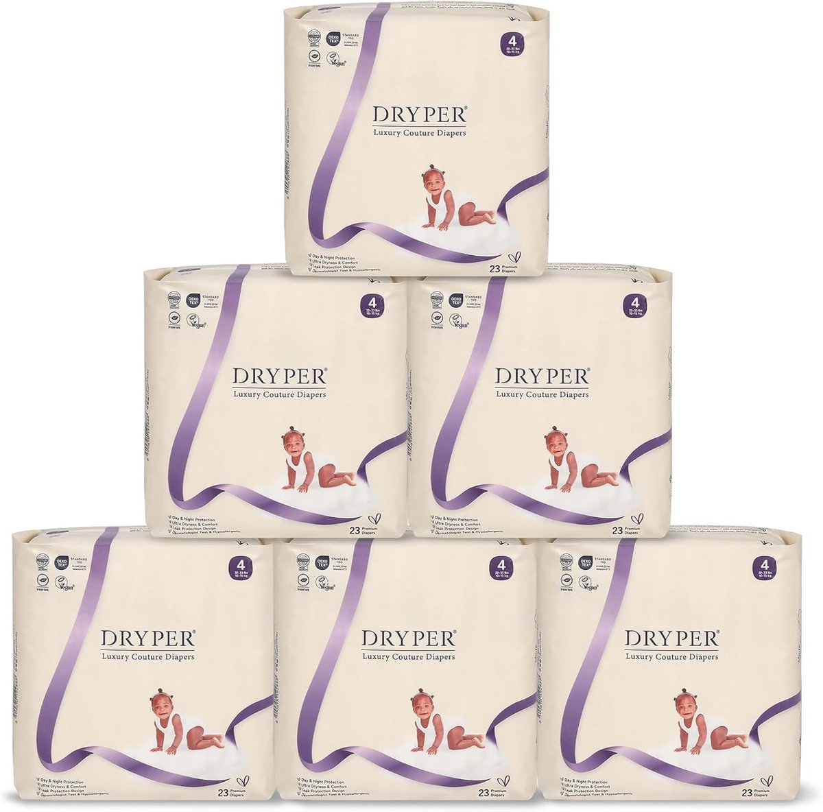 Luiers maat 4 - Ultra dun - Hypoallergeen - 138 stuks voor dag en nacht - SnelShoppen