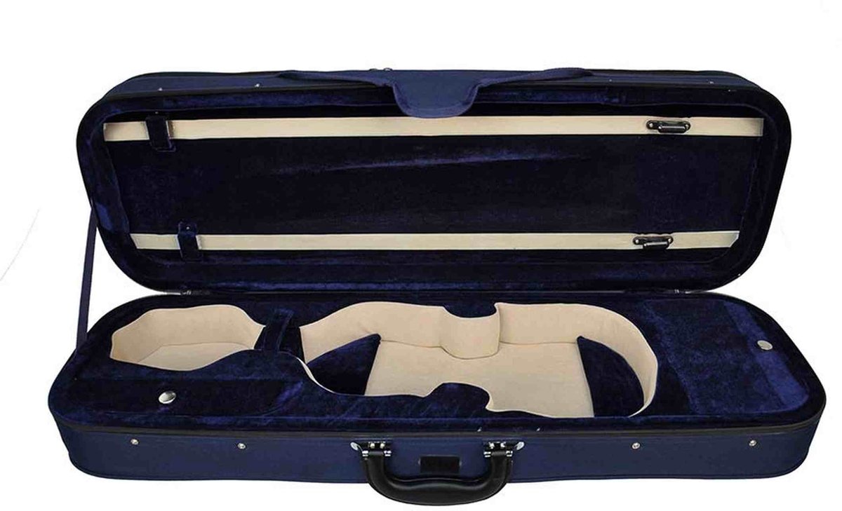 Leonardo VC-4134-BU Elementary Series vioolkoffer oblong 3/4 blauw