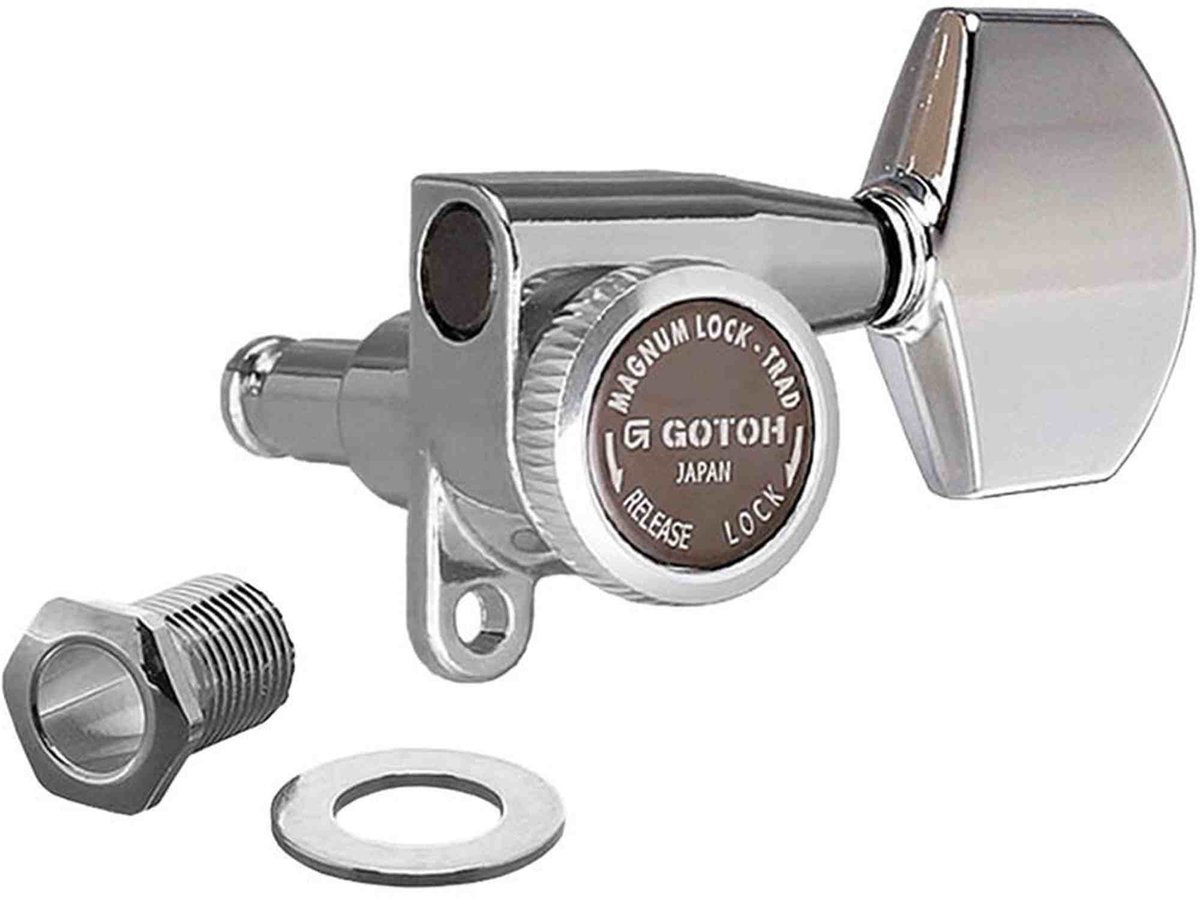 Gotoh GTH13717 SG360 stemmechanieken met Magnum Lock Trad and 07 knoppen, 3L3R, chroom