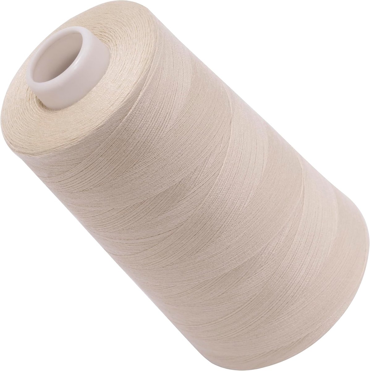 - C72863 - Naaigarenkegel 120 (40/2) 4000 m - van polyester - confectie, kleinwaren, garen, koord, snoer, naaien, kleding, draad - kleur beige - rook