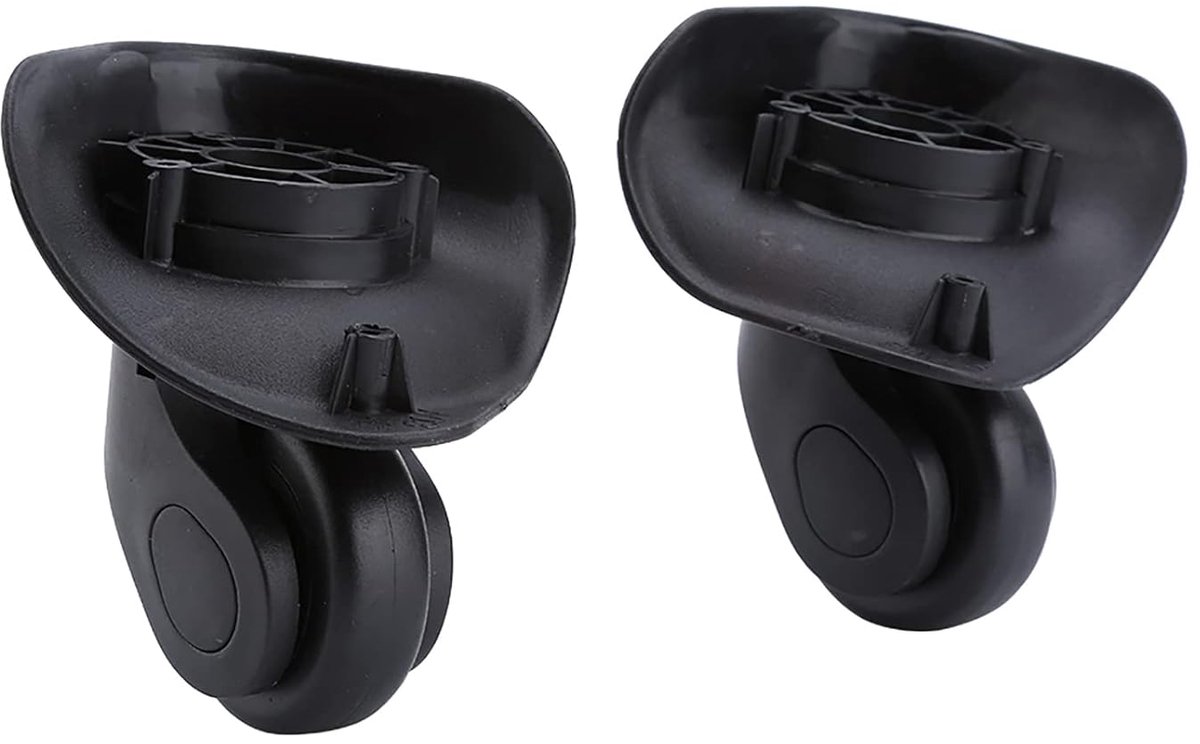 2 stuks Accessbuy Bureaustoel Zwenkwiel Universele Swivel Koffer Bagage Vervanging Wielen Voor Travel Case